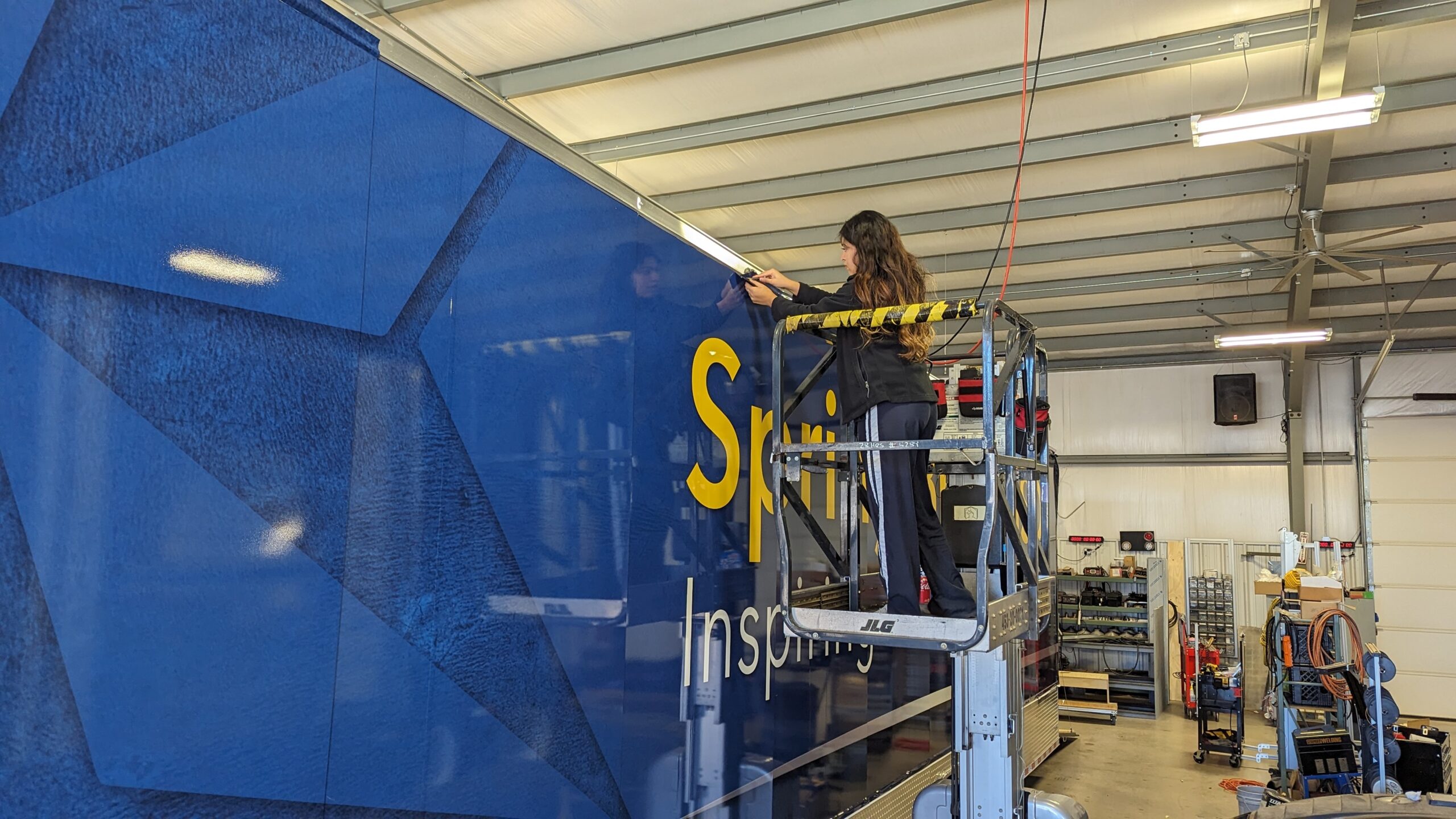 Vinyl Wrap Installation Fleet Graphics Oklahoma City, Edmond, Oklahoma.