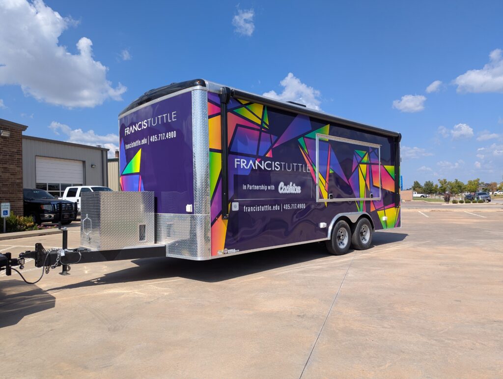 Fleet Wraps Trailer Wrap with Magnetic Interchangeable Signage